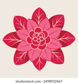 Elegant Watercolor Floral Arrangement Vector Illustration.