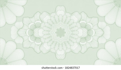 Elegant watermark. Background. Illustration. Complex design. 