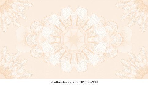 Elegant watermark with subtle wavy curves. Complex Artistic illustration design. 