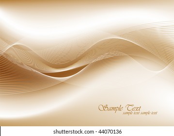 Elegant Wave Design Template - Shutterstock ID 44070136