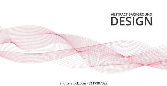 elegant wave gradient with red color