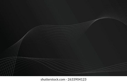 Elegant wave lines drift through soft pastel gradients, evoking harmony and simplicity in digital design art