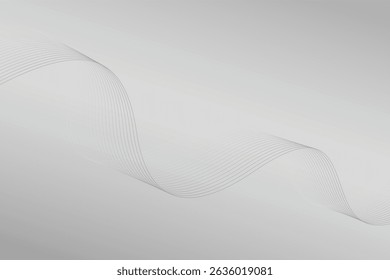 Elegant wave lines drift through soft pastel gradients, evoking harmony and simplicity in digital design art