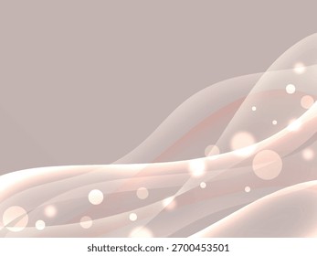 Ondas elegantes y un fondo abstracto de luz