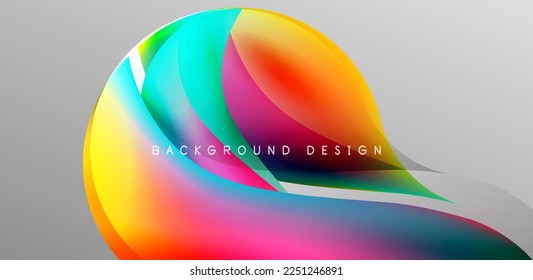 Olas elegantes y fondo abstracto fluido de fluidos. Plantilla para portadas, plantillas, volantes, carteles, folletos, banners