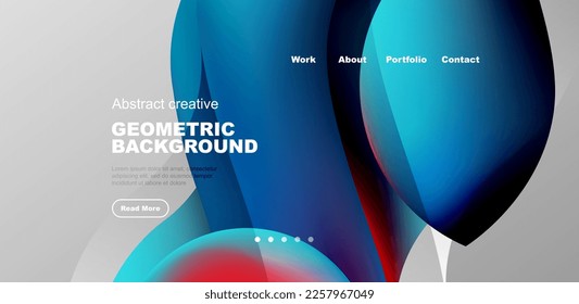 Elegant waves and flowing fluid abstract background. Template for covers, templates, flyers, placards, brochures, banners