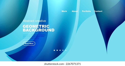Elegante Wellen und fließender, abstrakter Hintergrund. Muster für Cover, Vorlagen, Flyer, Plakate, Broschüren, Banner