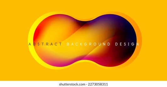 Elegant waves and flowing fluid abstract background. Template for covers, templates, flyers, placards, brochures, banners