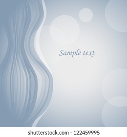 Elegant Wavy Background - Vector illustration. Beautiful background for your design