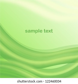 Elegant Wavy Background - Vector illustration. Beautiful background for your design