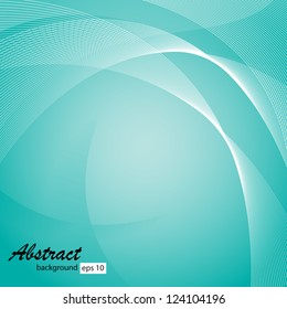 Elegant Wavy Background - Vector illustration. Beautiful background for your design