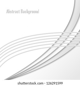 Elegant Wavy Background - Vector Illustration, Graphic Design Editable For Your Design. Beautiful Background For Business Brochure.