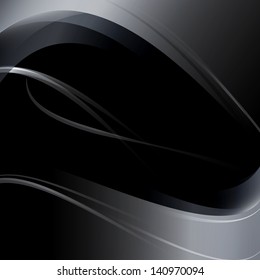 Elegant Wavy Background -Vector Illustration, Graphic Design Useful For Your Design