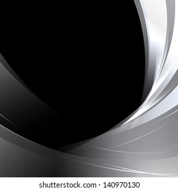 Elegant Wavy Background -Vector Illustration, Graphic Design Useful For Your Design