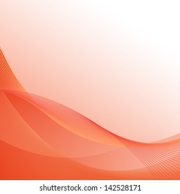 Elegant Wavy Background - Vector Illustration, Graphic Design Useful For Your Design