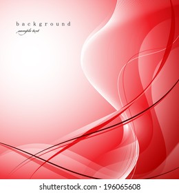 Elegant Wavy Background - Vector Illustration, Graphic Design Editable For Your Design. Beautiful Background For Business Brochure