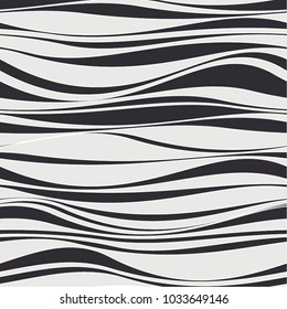 Elegant wavy pattern, lines, stripes, gracefully, mesh, seamless vector background.