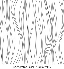 Elegant wavy pattern, lines, stripes, gracefully, mesh, seamless vector background.