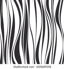 Elegant wavy pattern, lines, stripes, gracefully, mesh, seamless vector background.