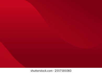 Elegant Wavy Red Background Christmas
