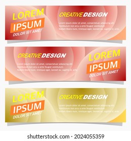 elegant web banner graphic design