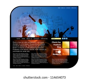 Elegant web site design template