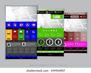 Elegant website design template