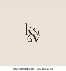 elegant wedding dynamic line monogram logo letter luxurious concept KV