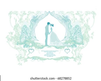 elegant wedding invitation