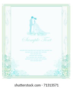 elegant wedding invitation