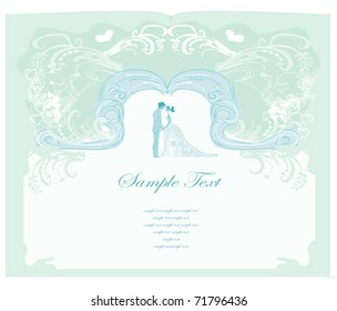 elegant wedding invitation