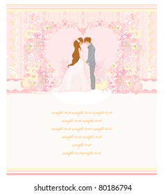 elegant wedding invitation