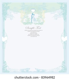 elegant wedding invitation