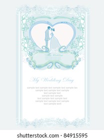 elegant wedding invitation