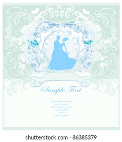 elegant wedding invitation