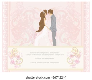 elegant wedding invitation