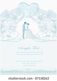elegant wedding invitation