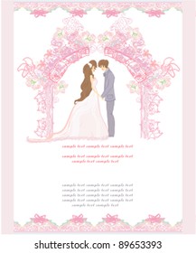 elegant wedding invitation