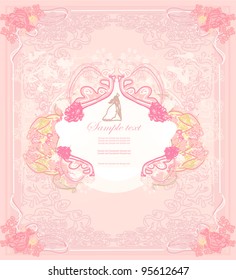 elegant wedding invitation