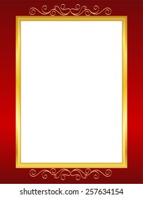 Elegant wedding invitation/ anniversary background / frame design with swirls. can be use as wedding , anniversary, valentines day, mother's day party invitation / cards.