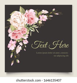 elegant wedding invitation card template