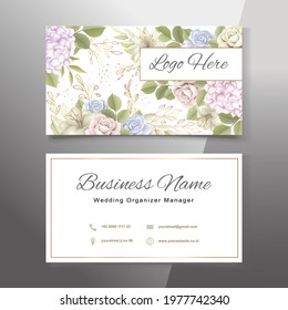 Elegant wedding invitation floral design