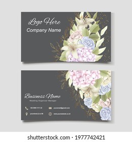 Elegant wedding invitation floral design