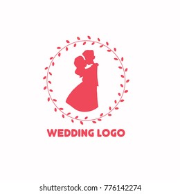 Elegant Wedding Logo Design Vector