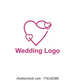 Elegant Wedding Logo Design Vector Stock Vector (Royalty Free ...