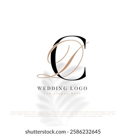 Elegant Wedding Monogram Vector DC CD