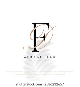 Elegant Wedding Monogram Vector DF FD
