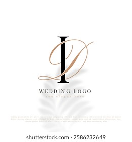 Elegant Wedding Monogram Vector DI ID