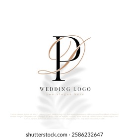 Elegant Wedding Monogram Vector DP PD