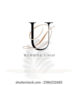 Elegant Wedding Monogram Vector DU UD